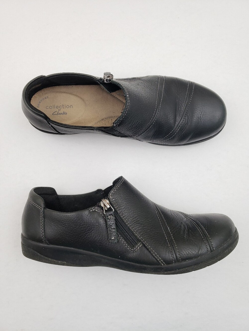 Clarks Collection Women's Cheyn Clay Loafer Classic Black Size 9.5M